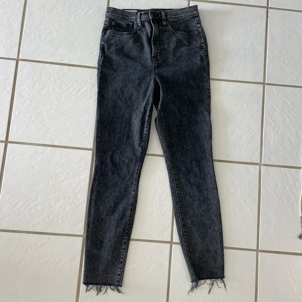 Sky high black jeans